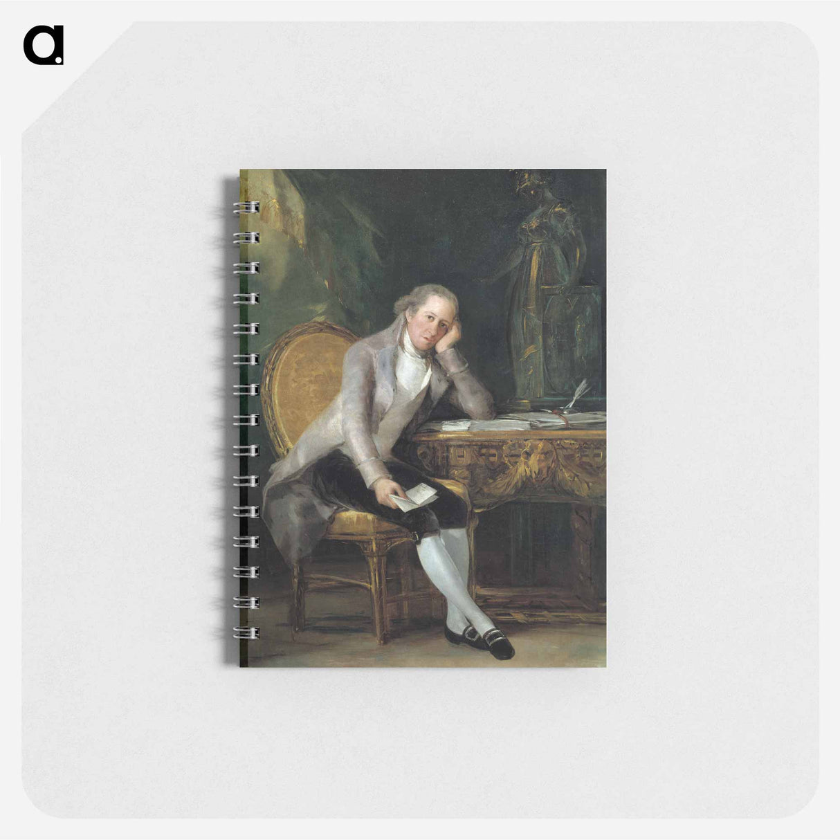 Portrait of Gaspar Melchor de Jovellanos - フランシスコ デ ゴヤ Memo.