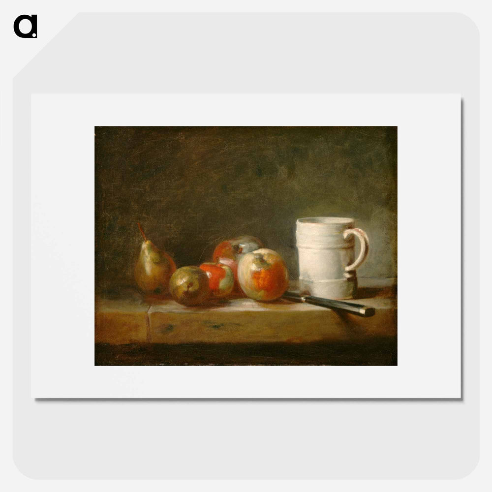 Still Life with a White Mug - フランソワ ブーシェ Poster.