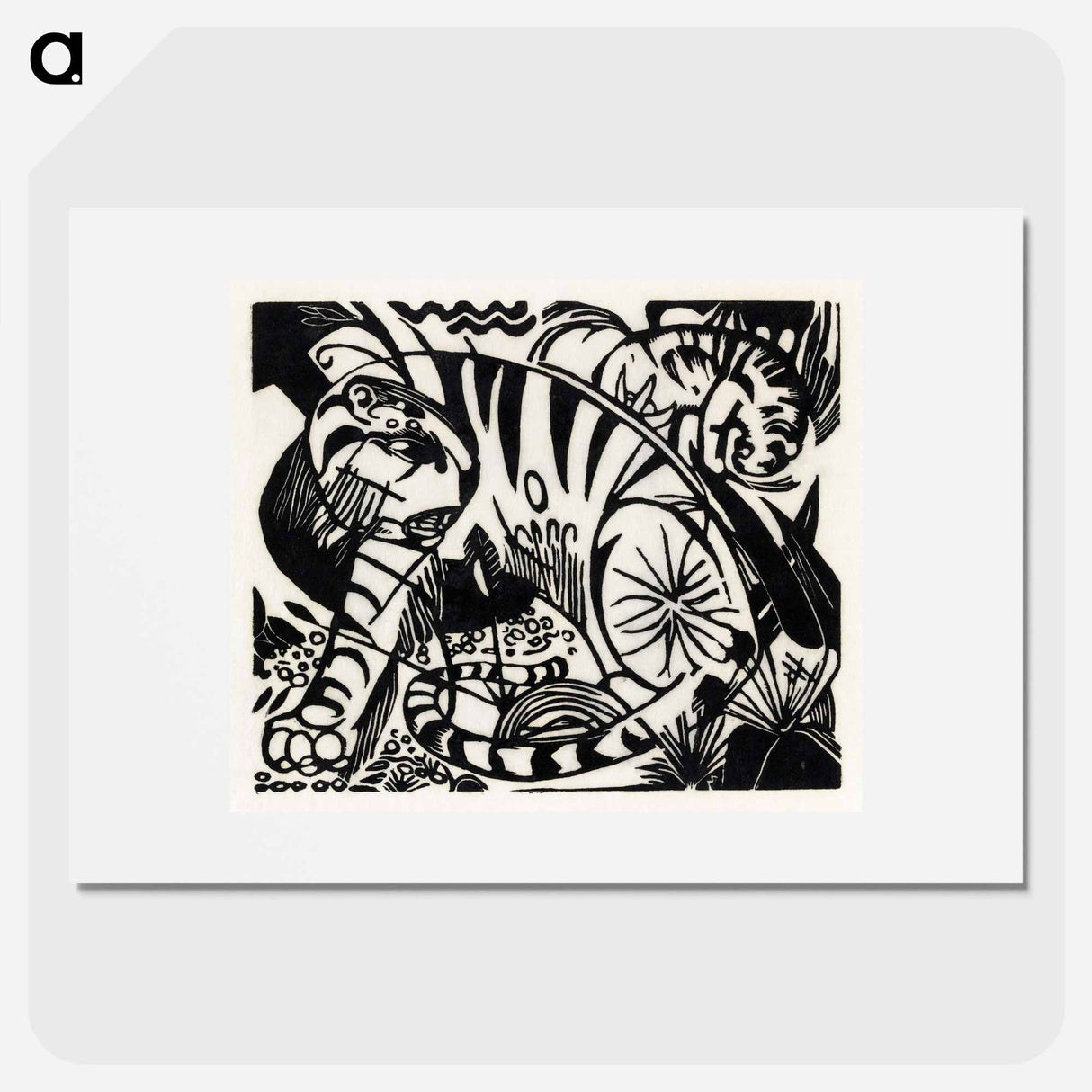 Tiger - フランツ マルク Poster.