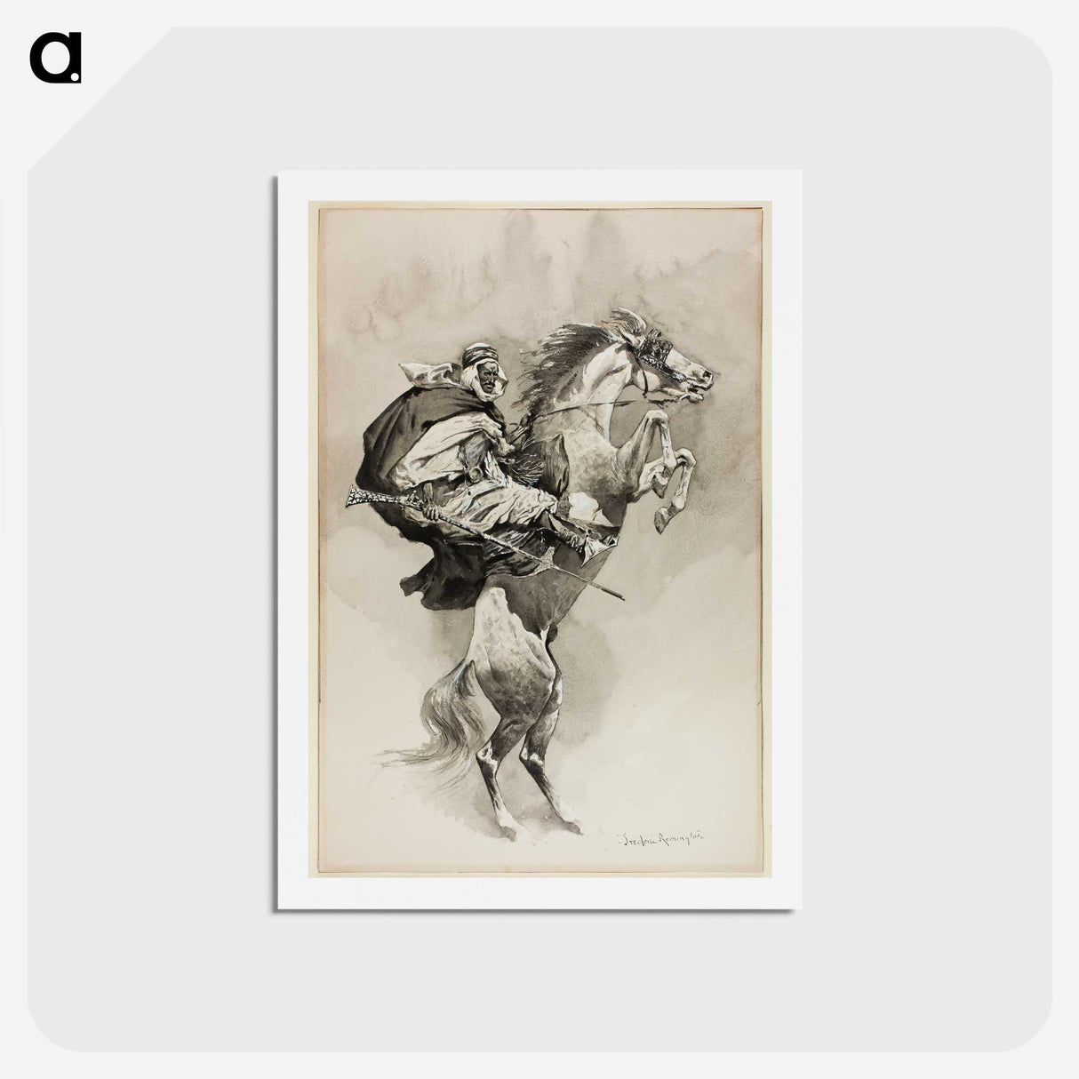 1-19_Frederic-Remington_hagaki