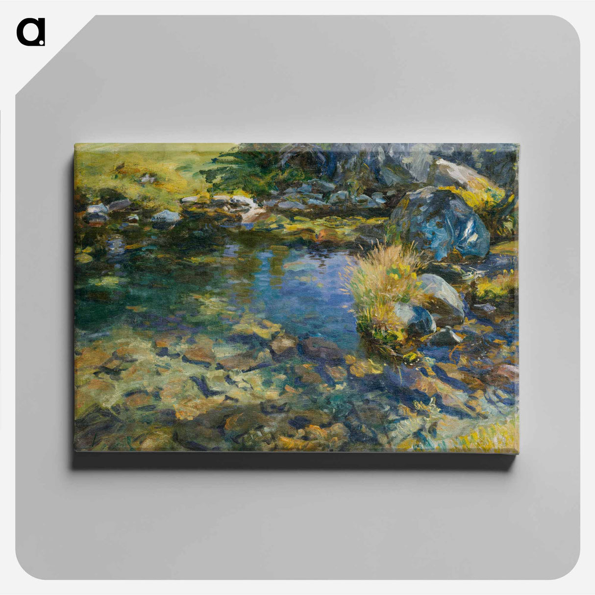 アートパネル-Alpine Pool - ジョン シンガー サージェント Canvas.