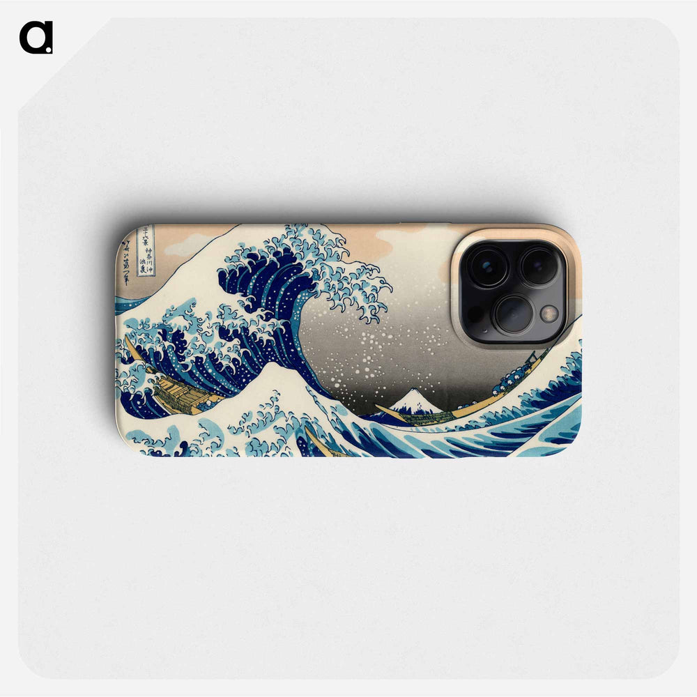 The Great Wave off Kanagawa - Katsushika Hokusai Phone Case.