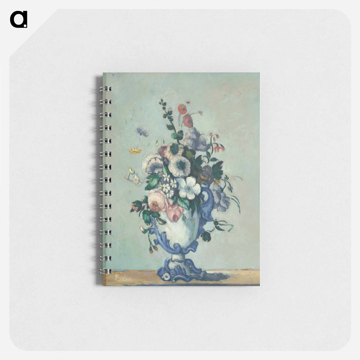 Flowers in a Rococo Vase - ポール セザンヌ Memo.