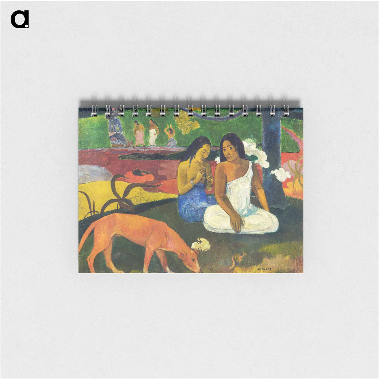 I Raro Te Oviri (Under the Pandanus) - ポール ゴーギャン Memo.