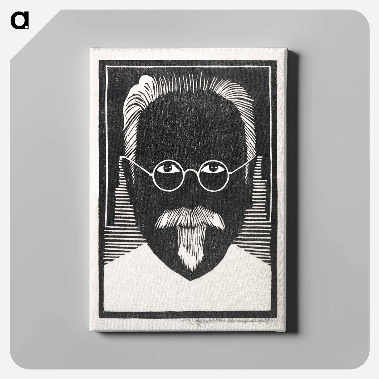 Self-Portrait with Glasses and Goatee
- サミュエル ジェスルン Canvas.