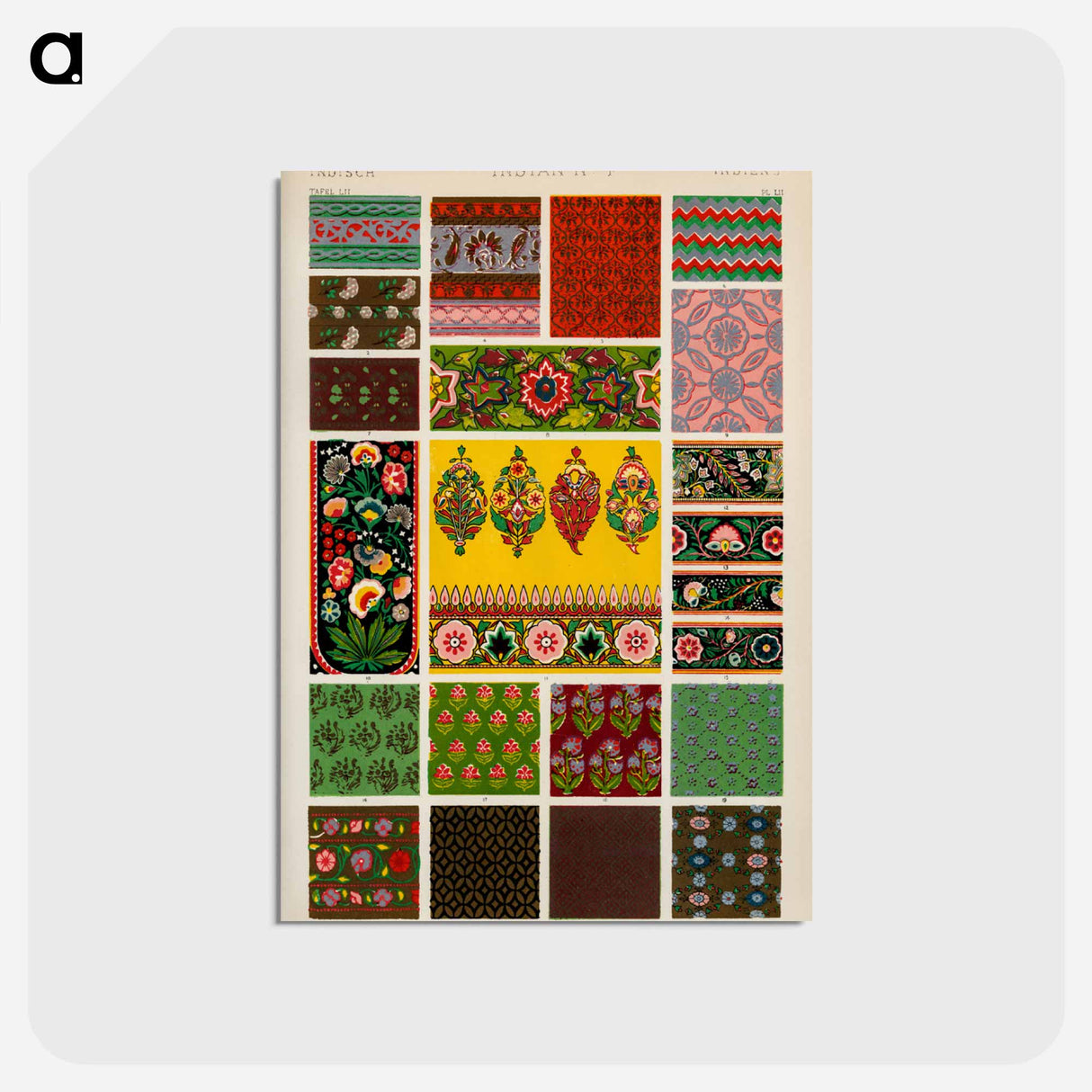 アートポストカード-Nineteenth-Century Ornament
- 装飾の文法 Postcard.