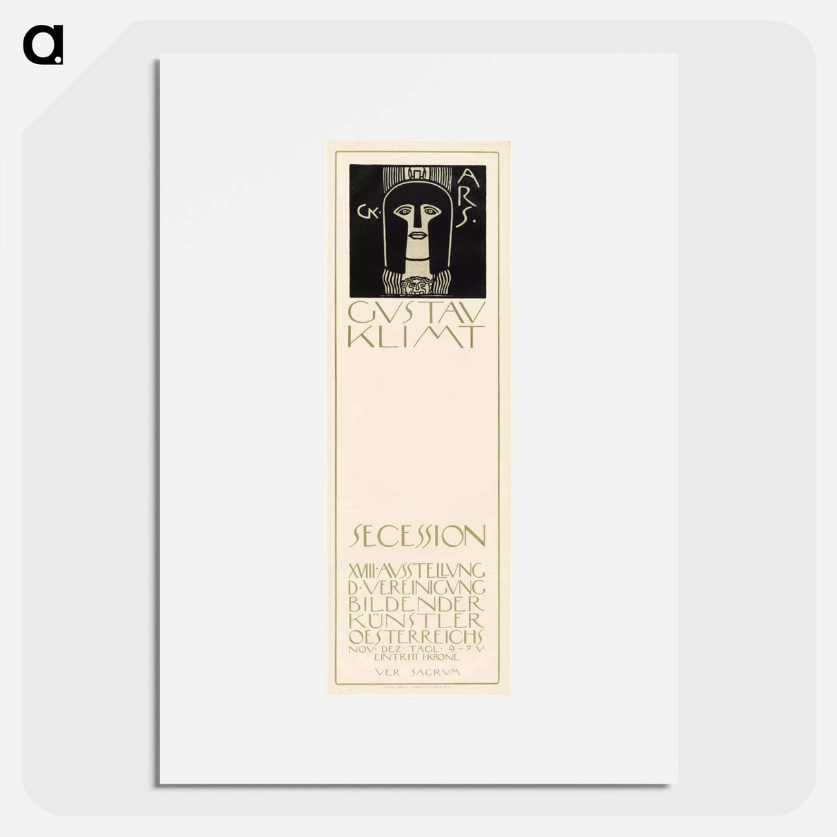 アートポスター-18th Secession Exhibition
- ウィーン博物館 Poster.