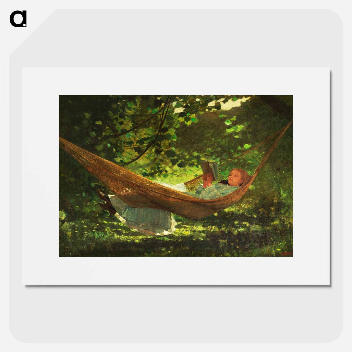 Sunlight and Shadow - Winslow Homer Poster.