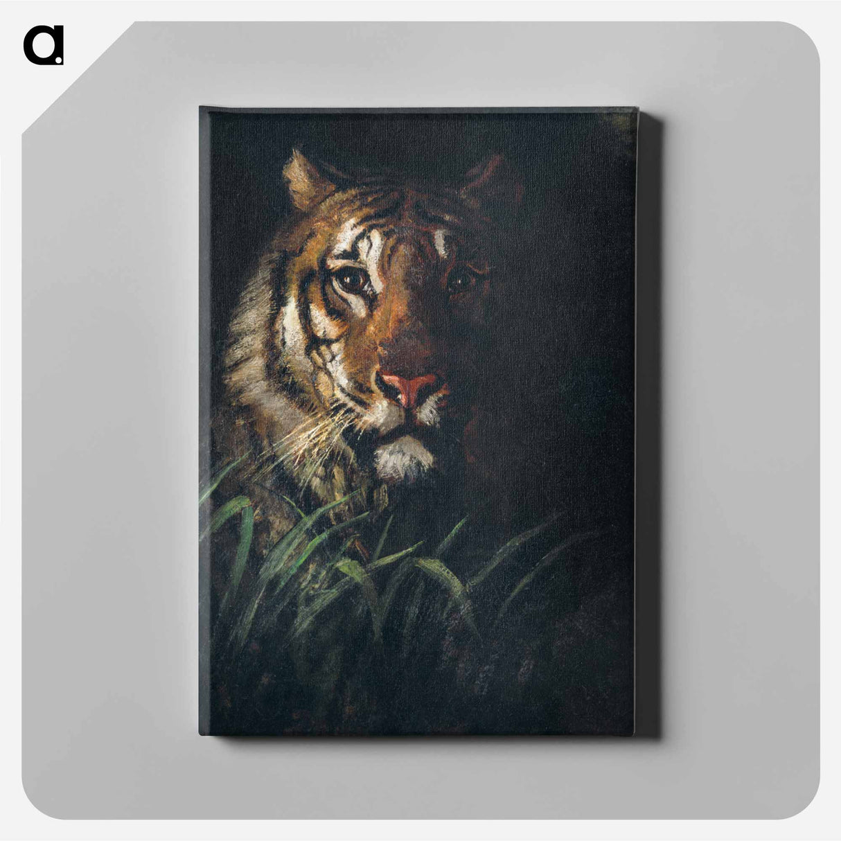 Tiger's Head - アボット ハンダーソン セイヤー Canvas.