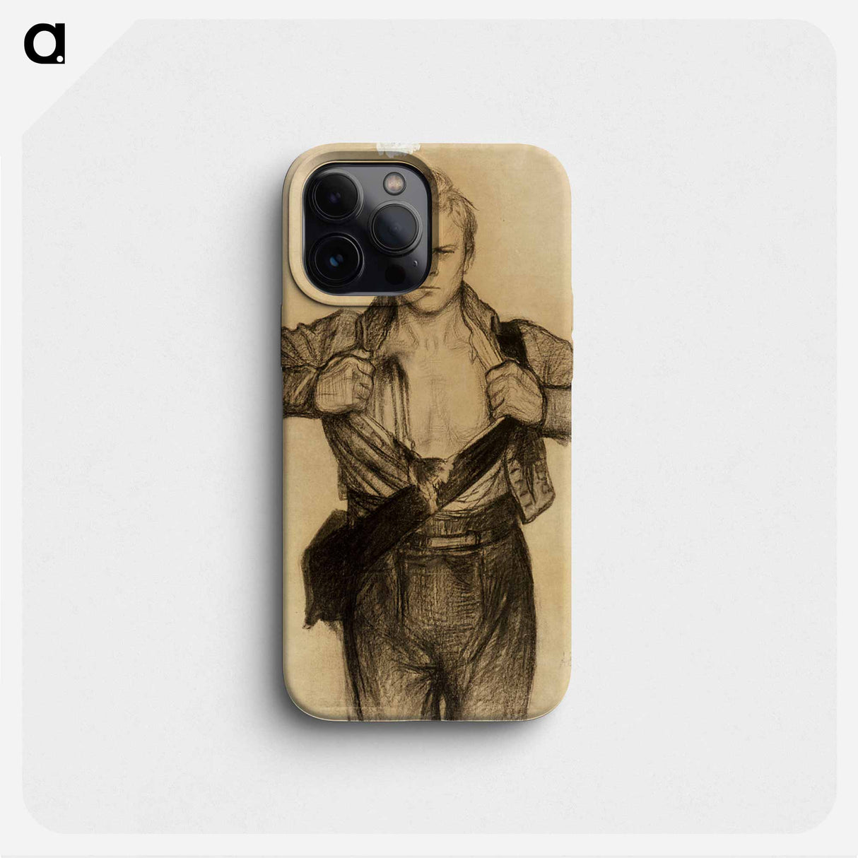 The wounded soldier from the poem döbeln at jutas - アルバート エーデルフェルト Phone Case.