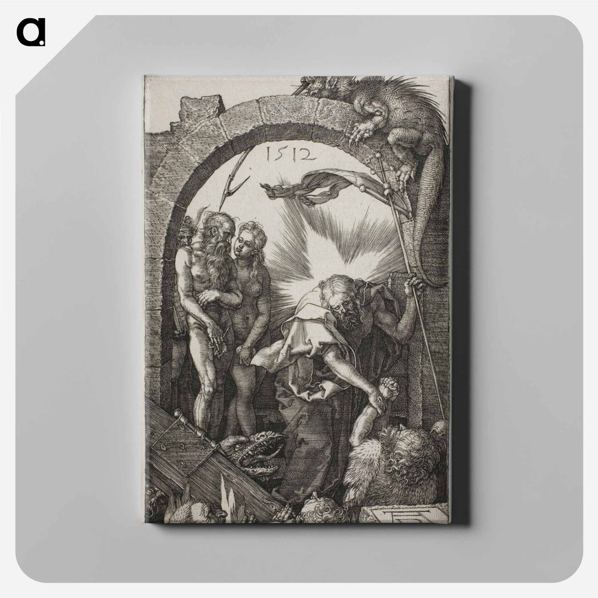 Harrowing of Hell; Christ in Limbo - アルブレヒト デューラー Canvas.