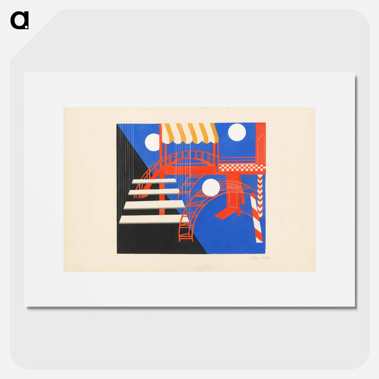 Maquettes de théatre i.-xv. - アレクサンドラ エクスター Poster.