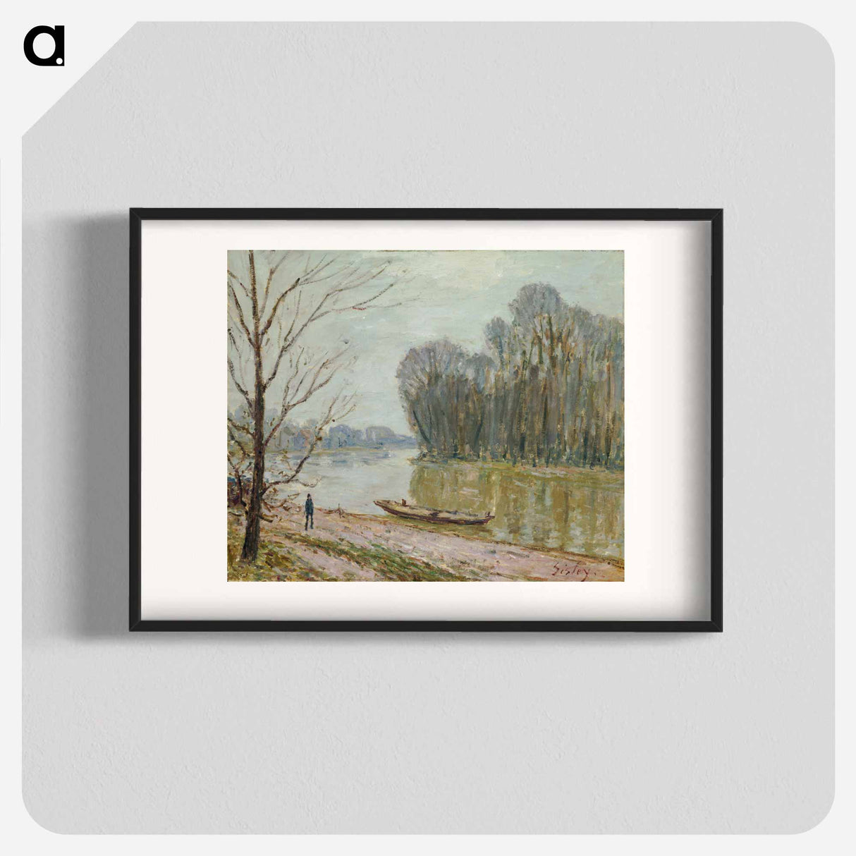 The Loire - アルフレッド シスレー Poster.