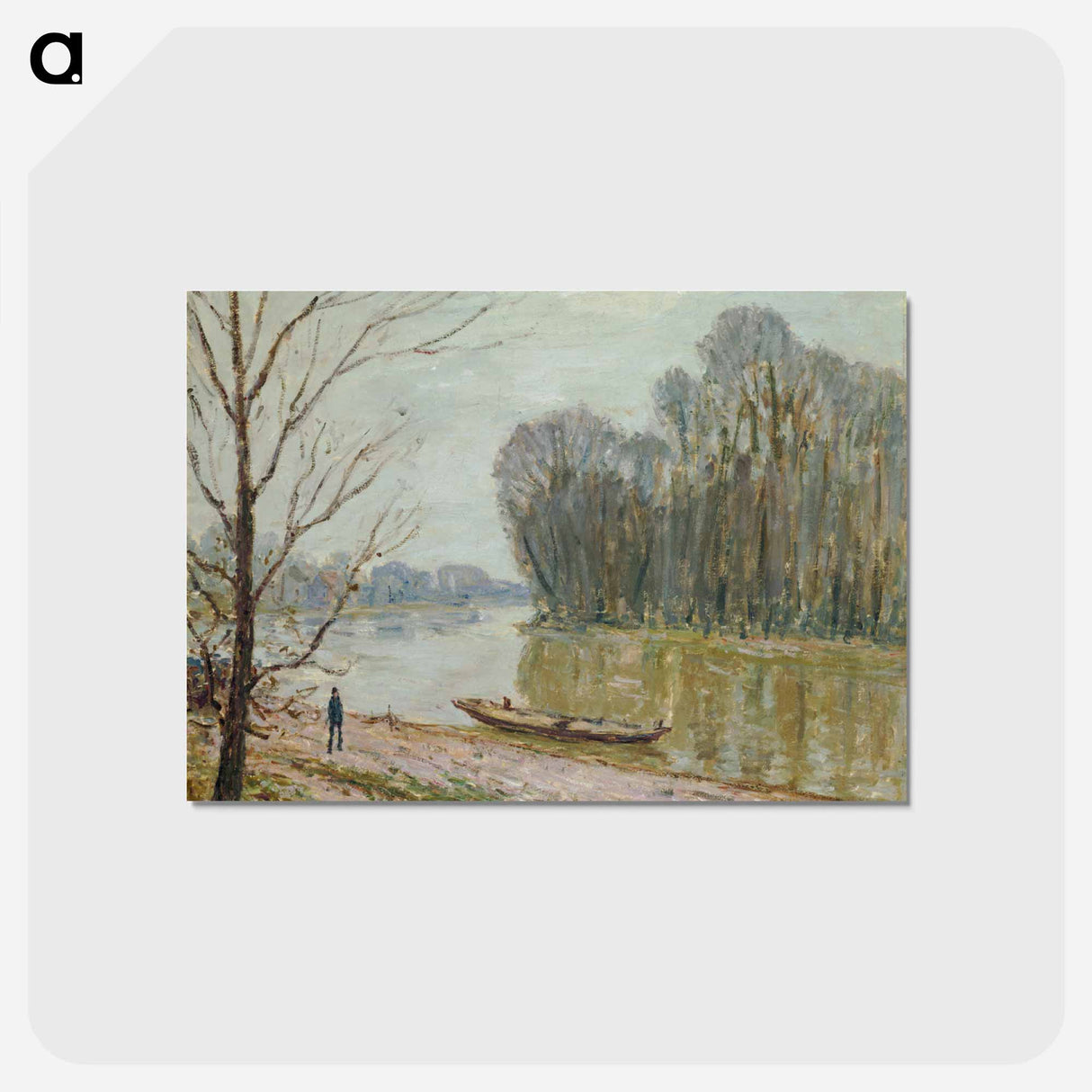 The Loire - アルフレッド シスレー Postcard.