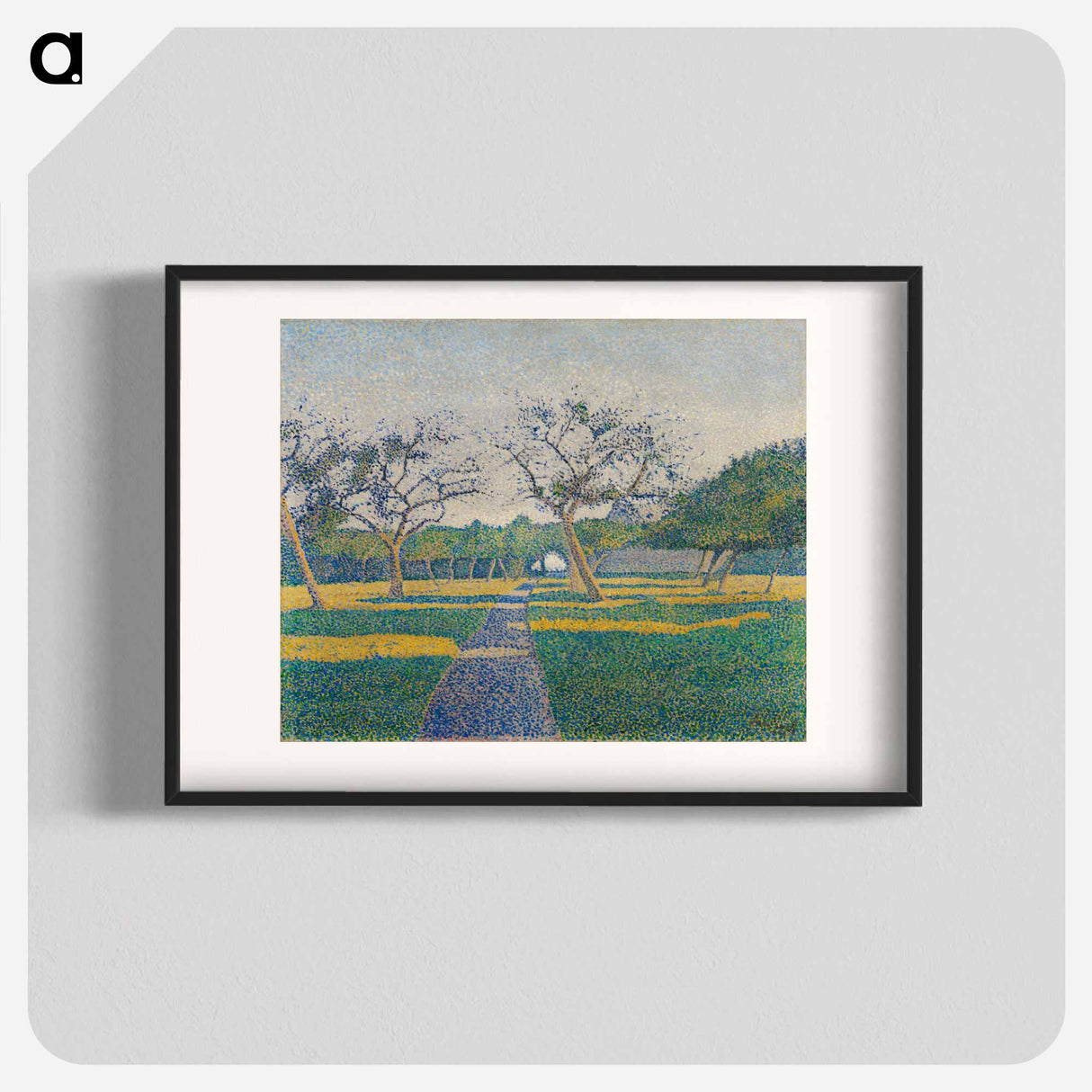 Orchard at la louvière - アルフレッド ウィリアム フィンチ Poster.