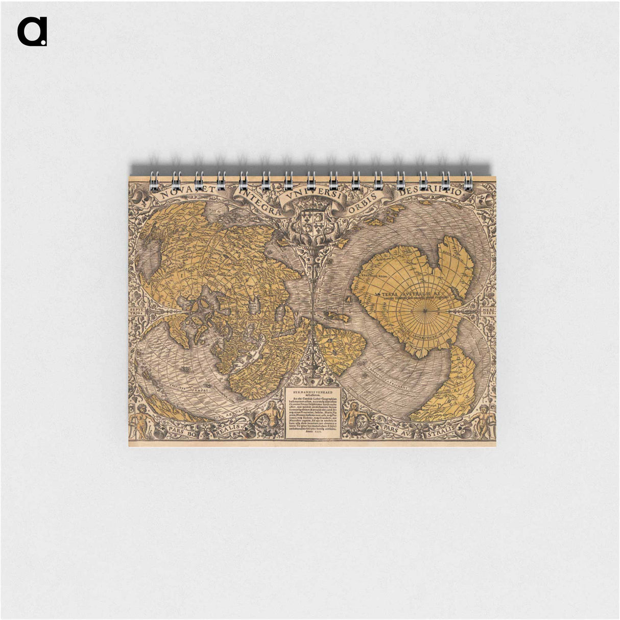 Noua, et integra uniuersi orbis descriptio - アンティーク地図 Memo.