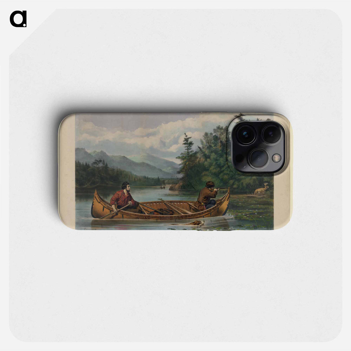 American hunting scenes: "a good chance" - アーサー フィッツウィリアム テイト Phone Case.