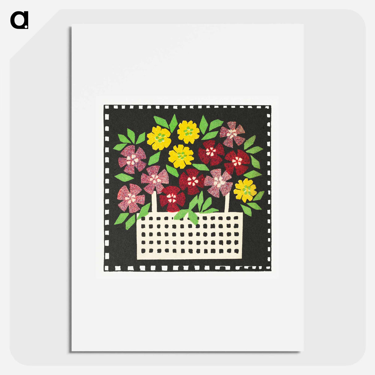 アートポスター-Basket of Flowers
- 花のバスケット Poster.