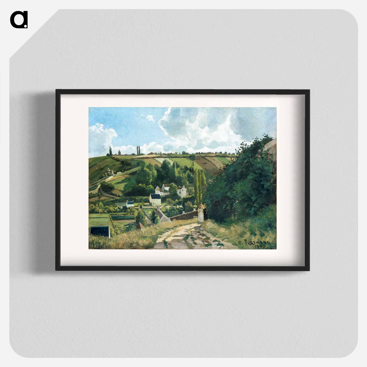 Jalais Hill, Pontoise - カミーユ ピサロ Poster.