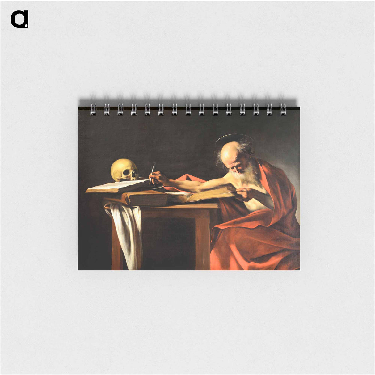 アートメモ帳-Caravaggio's Saint Jerome Writing - カラヴァッジョ Memo.
