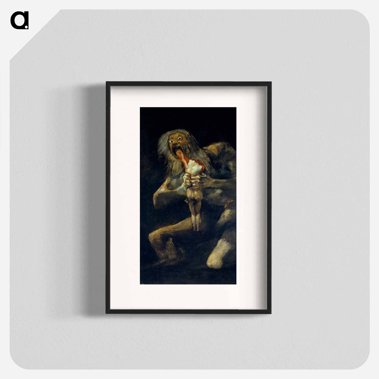 Saturn Devouring His Son - フランシスコ デ ゴヤ Poster.
