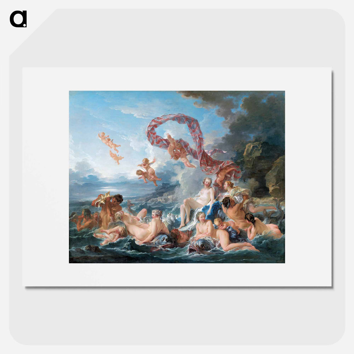 The Triumph of Venus - Francois Boucher Poster.