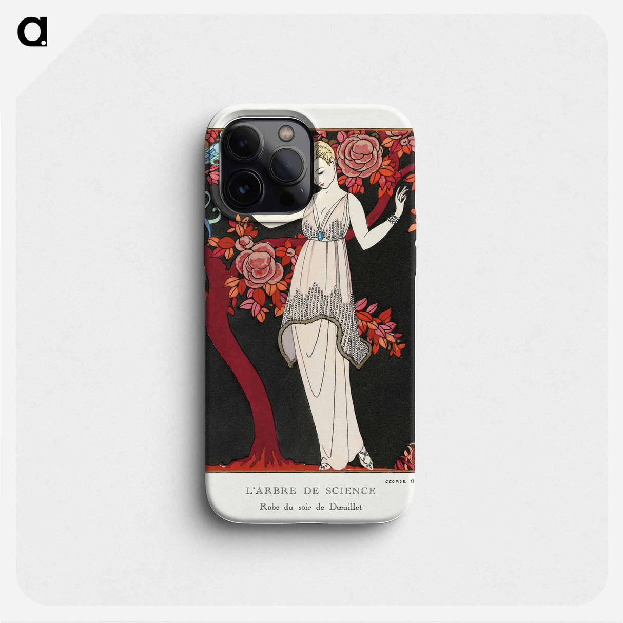 L'Arbre de science: Robe du soir de Doeuillet - ジョージ バービエ Phone Case.