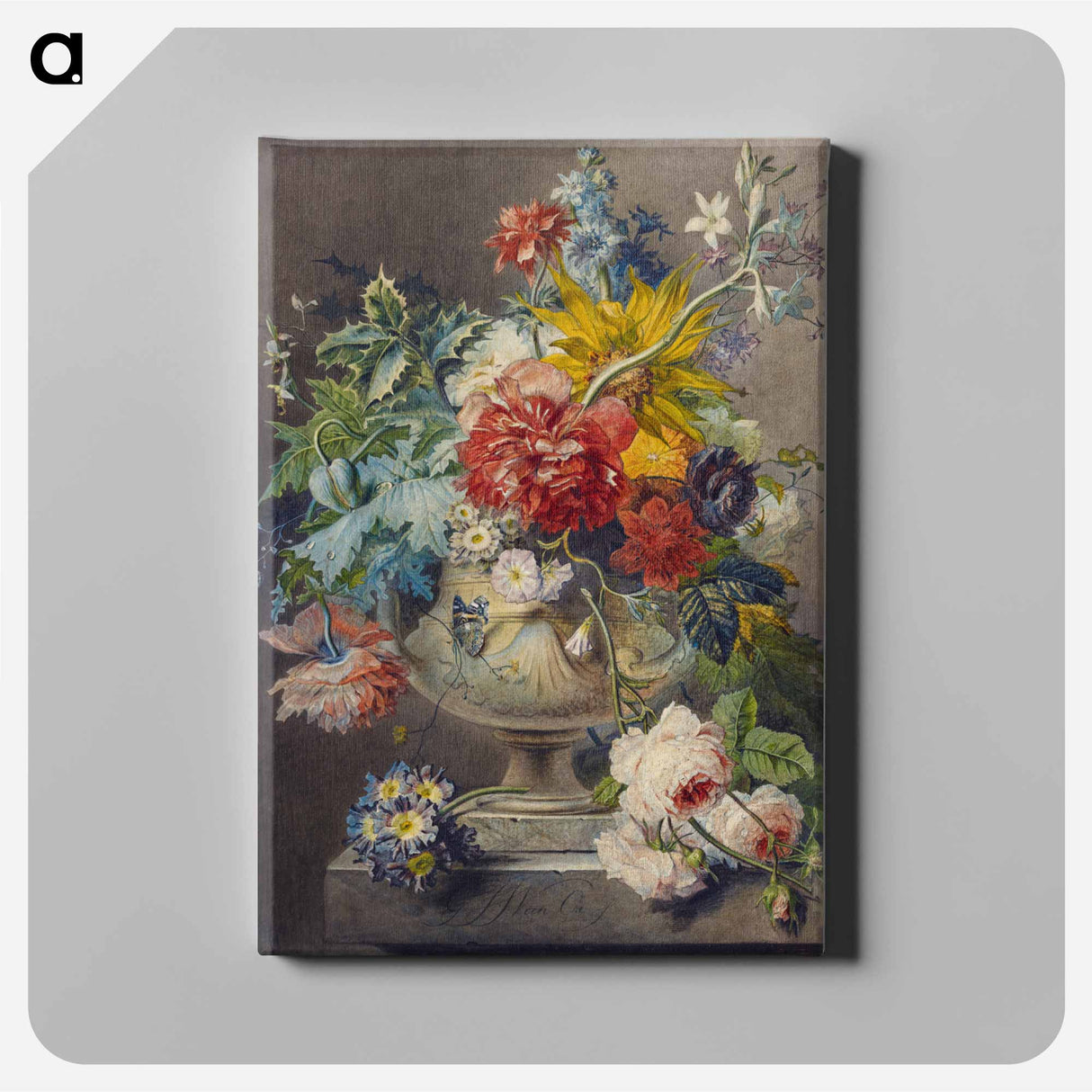 アートパネル-Bouquet of Flowers in a Vase
- ジョージアス ヤコブス ヨハネス ファン オス Canvas.
