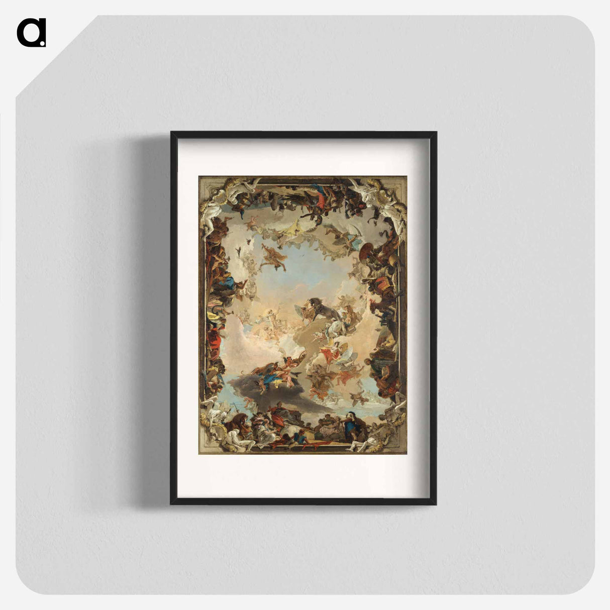 アートポスター-Allegory of the Planets and Continents
- ジョバンニ バティスタ ティエポロ Poster.
