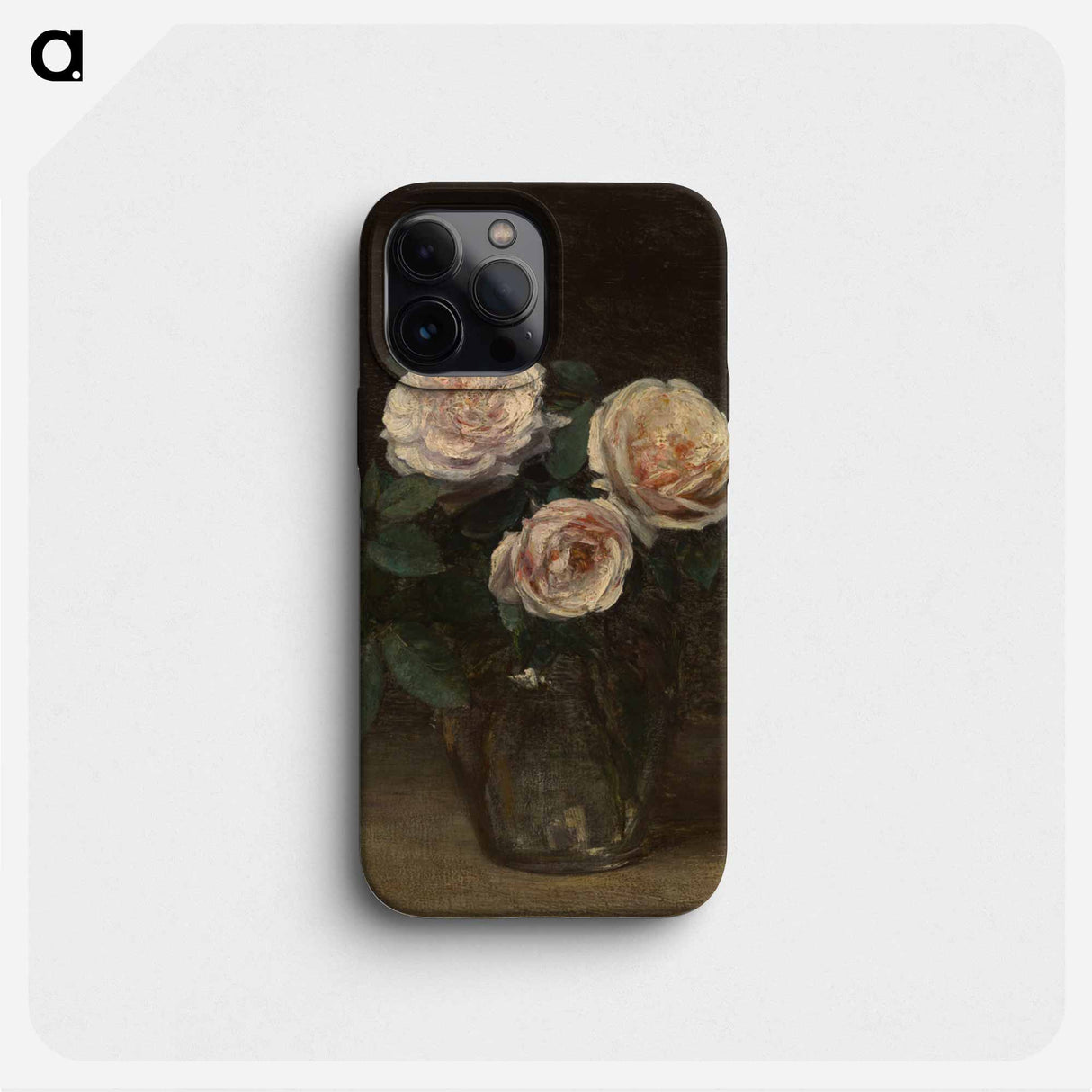 Still Life with Roses - アンリ ファンタン ラトゥール Phone Case.