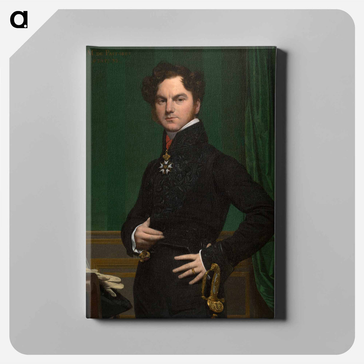 アートパネル-Amédée-David, the Comte de Pastoret
- ジャン オーギュスト ドミニク アングル Canvas.
