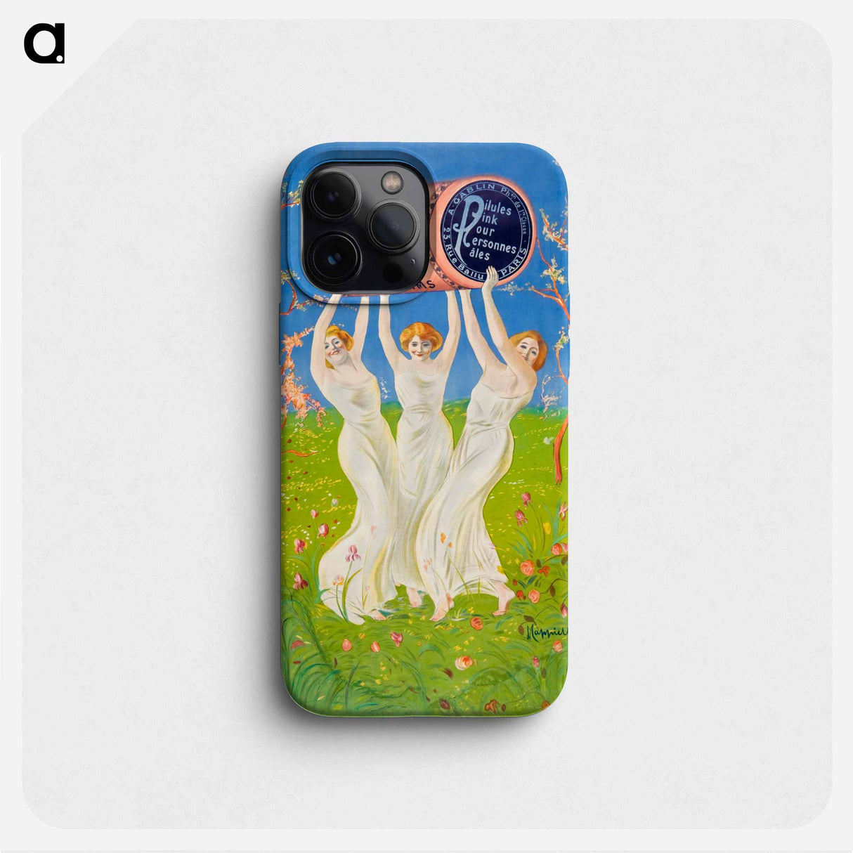 Pink Pills for Pale People - Leonetto Cappiello Phone Case.