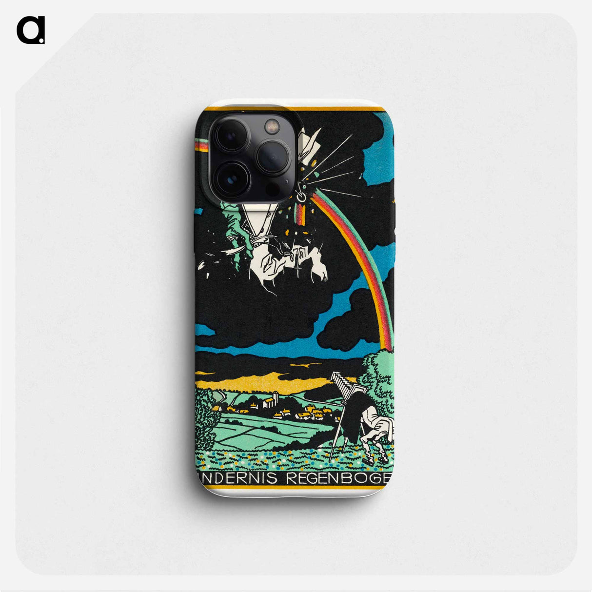Rainbow Obstacle - モリツ ユング Phone Case.