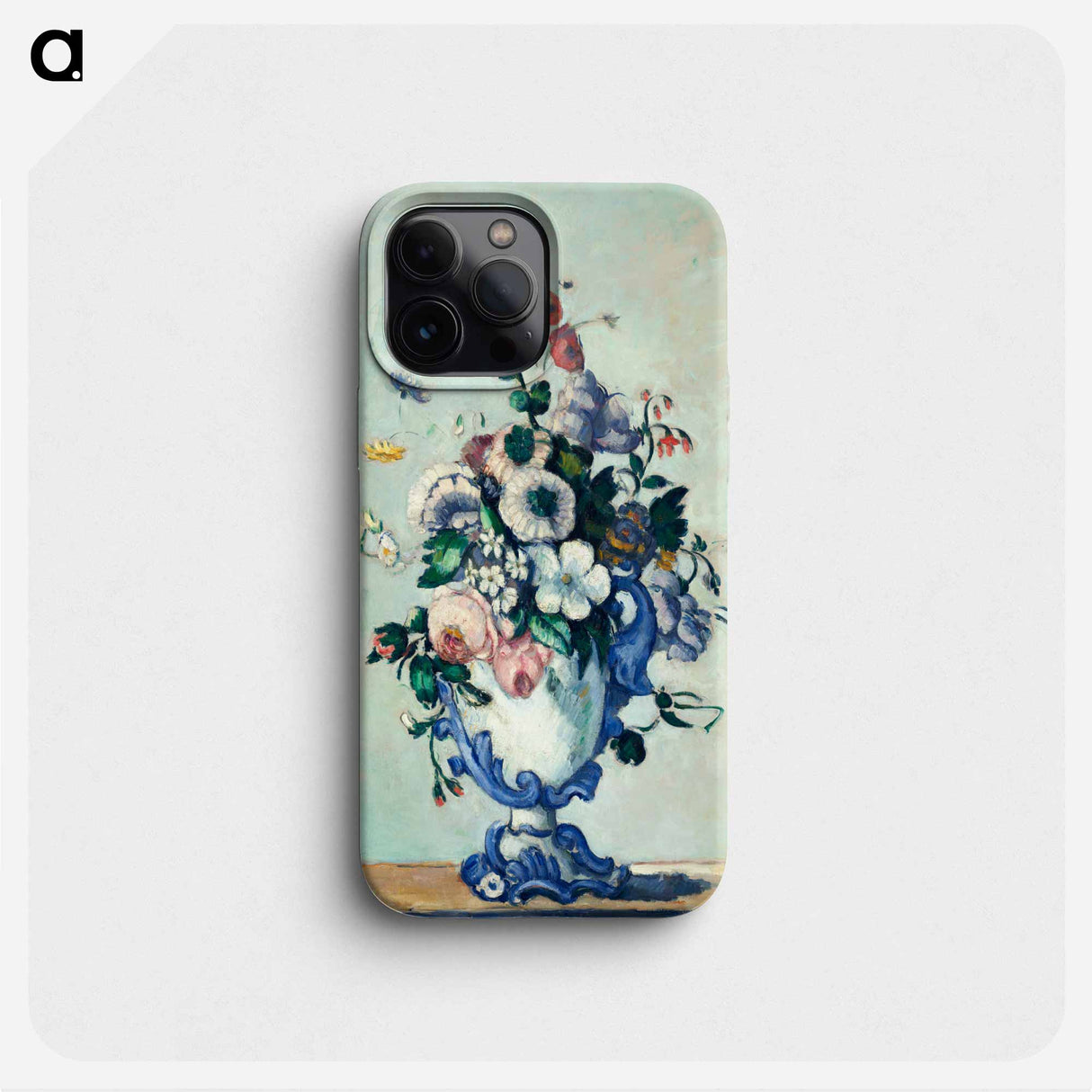 Rococo Vase - Paul Cezanne Phone Case.