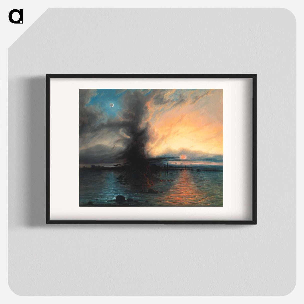 The Rock of Salvation - サミュエル コールマン Poster.