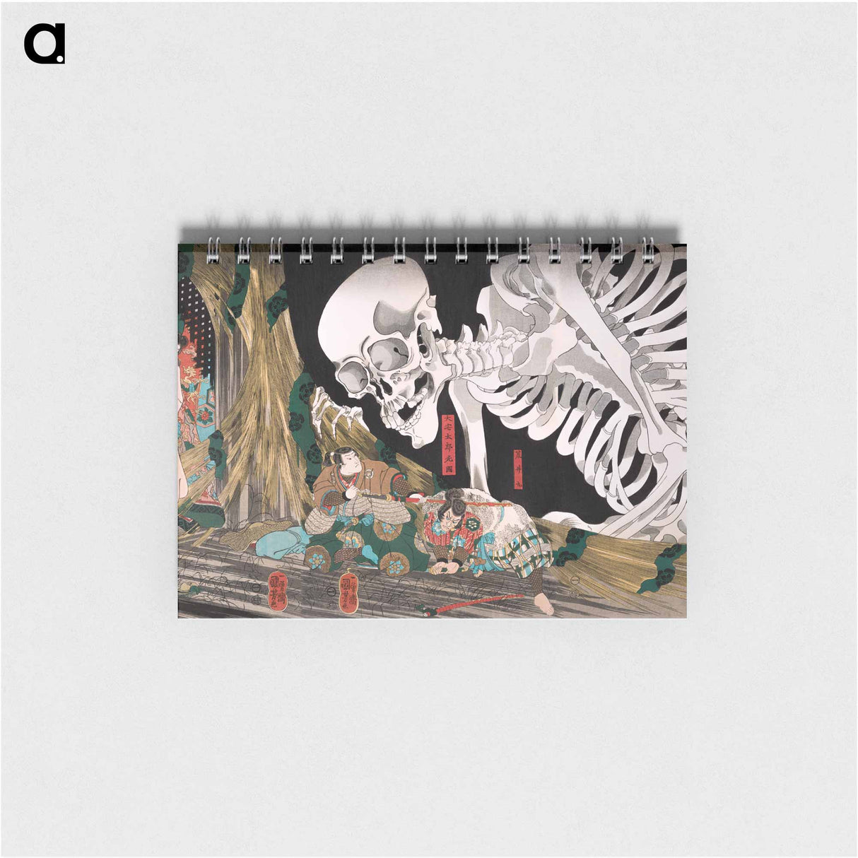 Mitsukuni Defying the Skeleton Specter - 歌川 国芳 Memo.