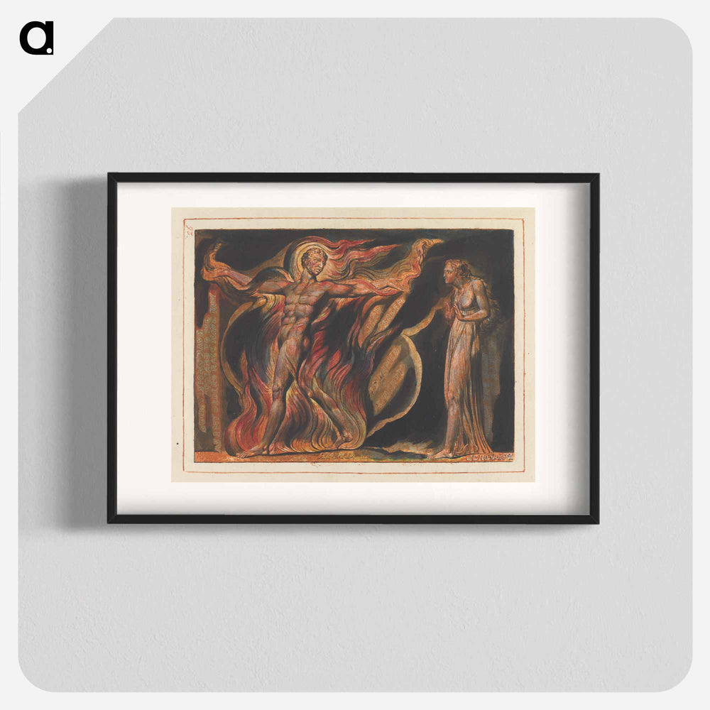 Jerusalem, Plate 26, "Such Visions Have...." - William Blake Poster.