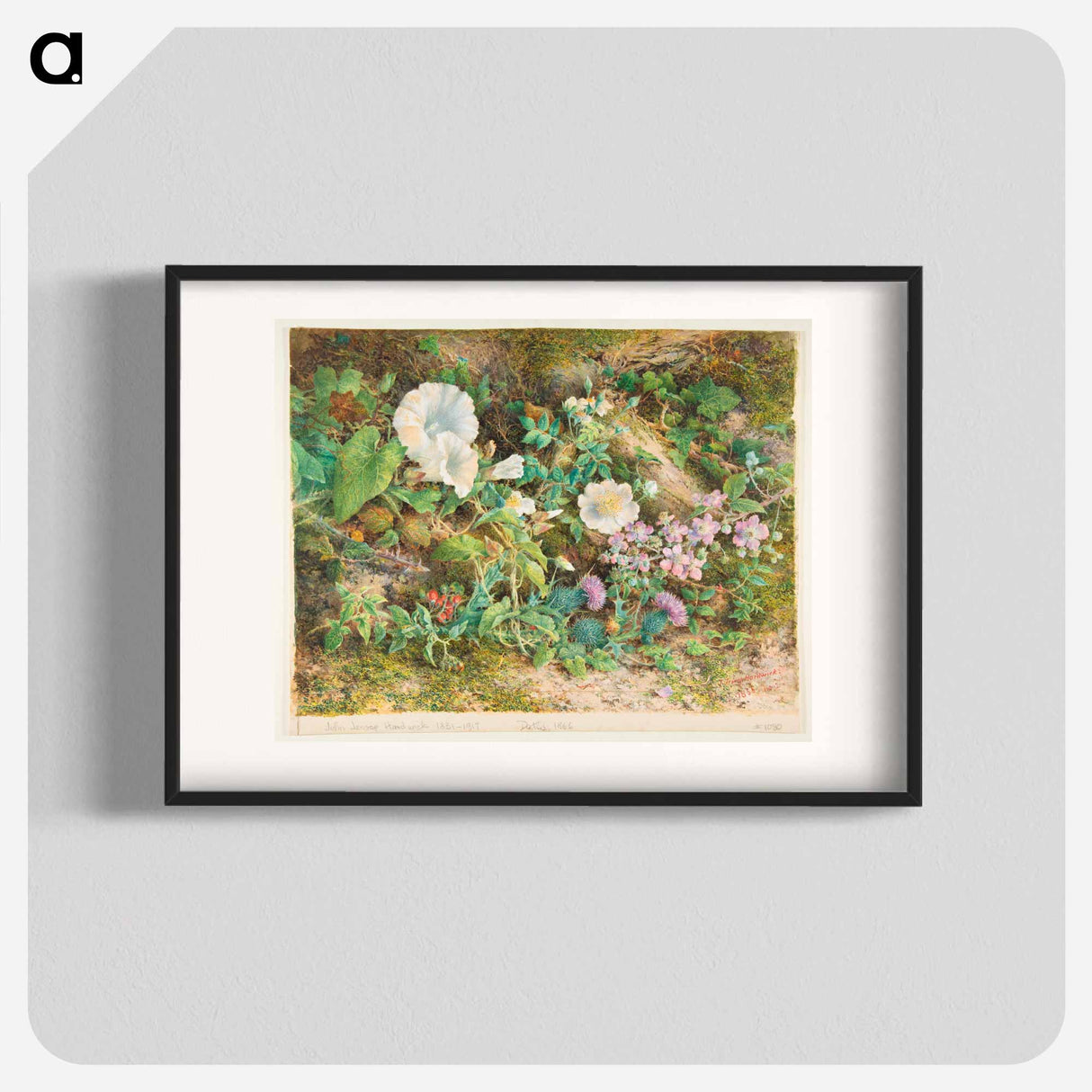 Flower Study - ウィリアム ヘンリー ハント Poster.