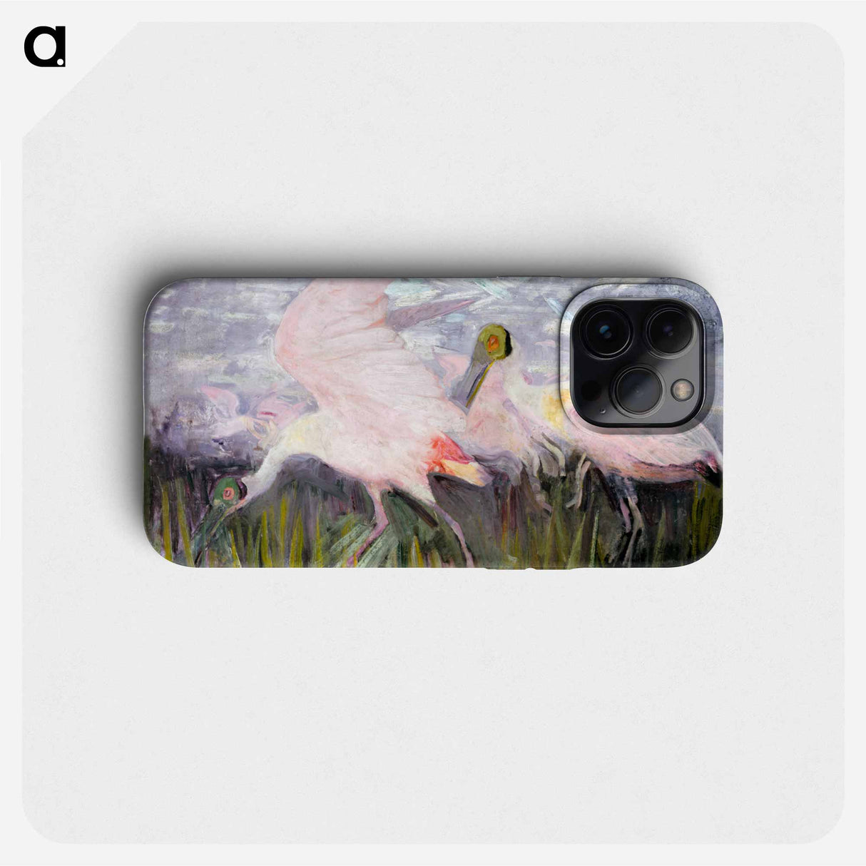 Roseate Spoonbills - アボット ハンダーソン セイヤー Phone Case.