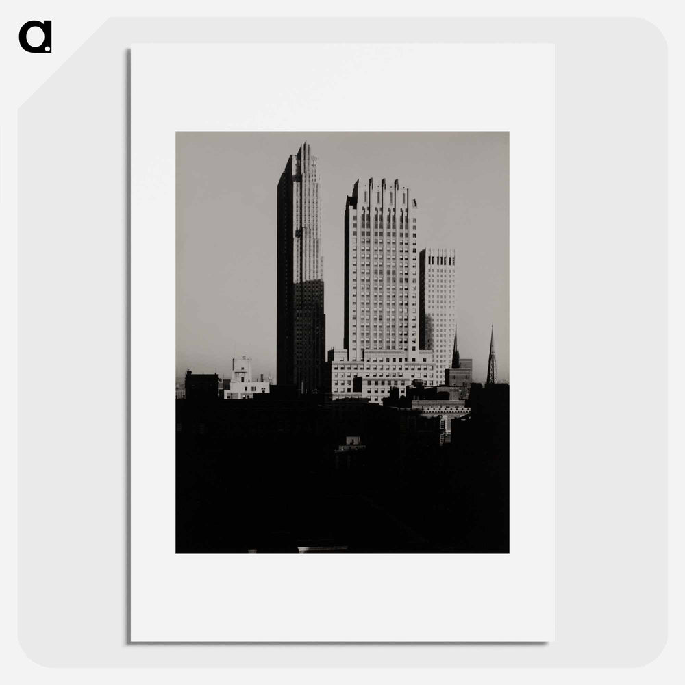 New York from the Shelton - アルフレッド スティーグリッツ Poster.