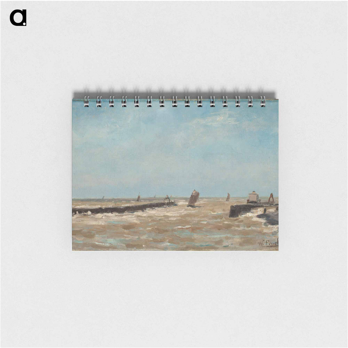 A belgian harbour - アルフレッド ウィリアム フィンチ Memo.