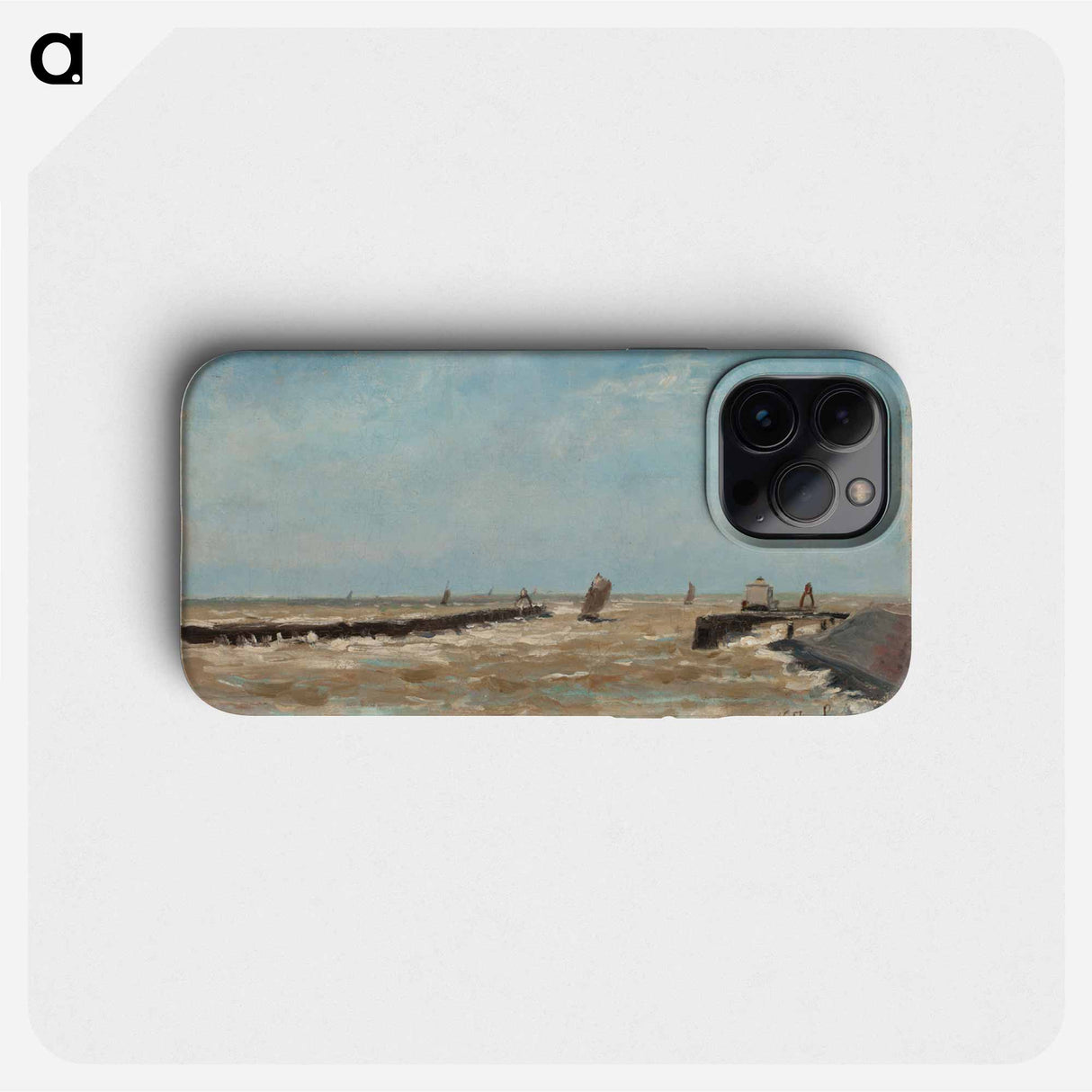 A belgian harbour - アルフレッド ウィリアム フィンチ Phone Case.