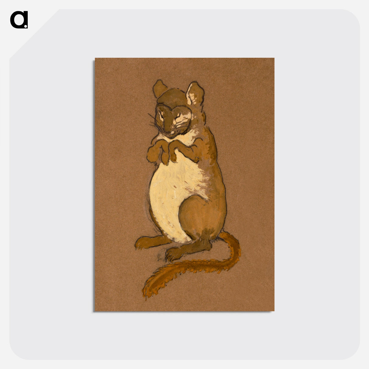 Dormouse Costume Design for Alice in Wonderland - 不思議の国のアリス Postcard.