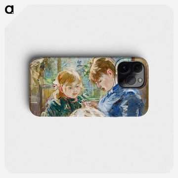 The Artist's Daughter, Julie, with her Nanny
 - ベルト モリゾ Phone Case.