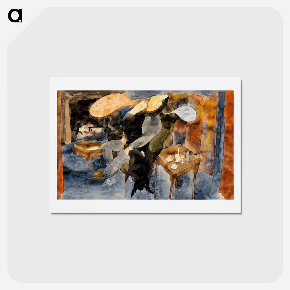 Lula and Alva Schön - チャールズ デムス Postcard.