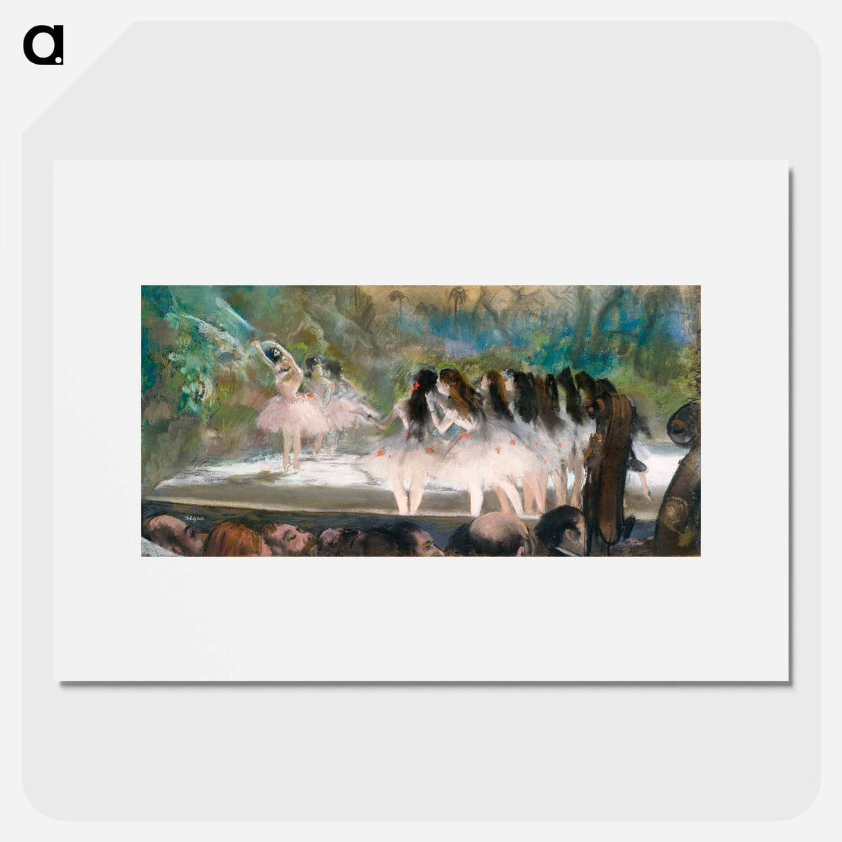 アートポスター-Ballet at the Paris Opéra - エドガー ドガ Poster.