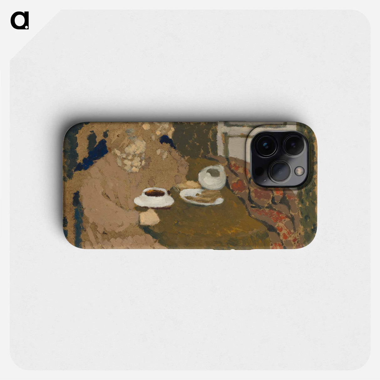 Two Women Drinking Coffee - エドゥアール ヴュイヤール Phone Case.