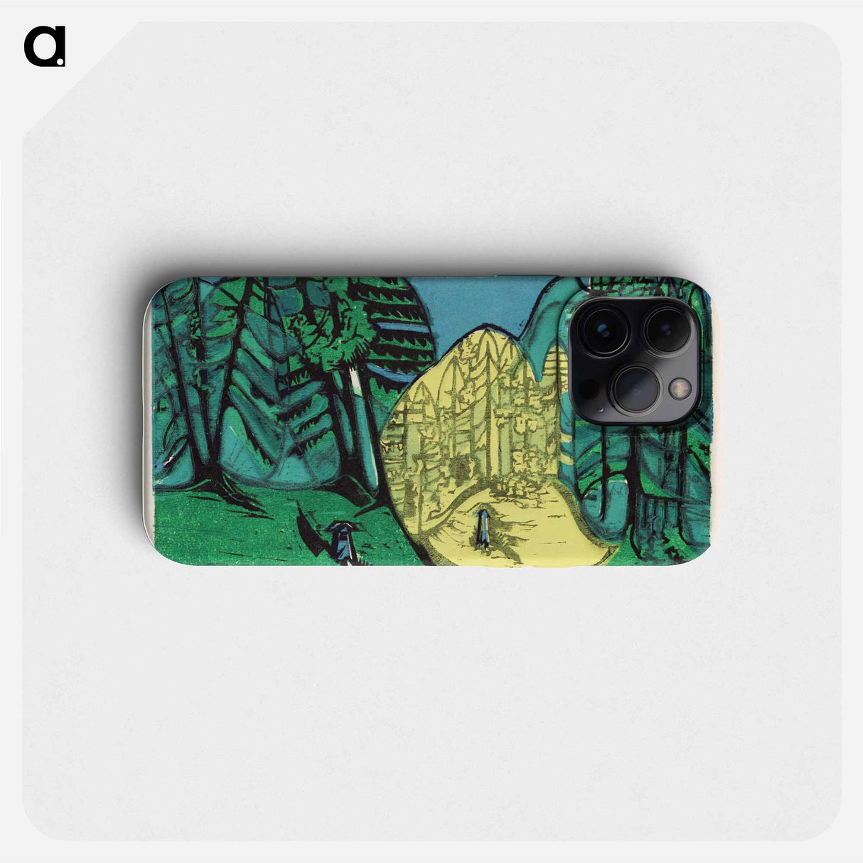 Cemetery in the Forest - Ernst Ludwig Kirchner Phone Case.