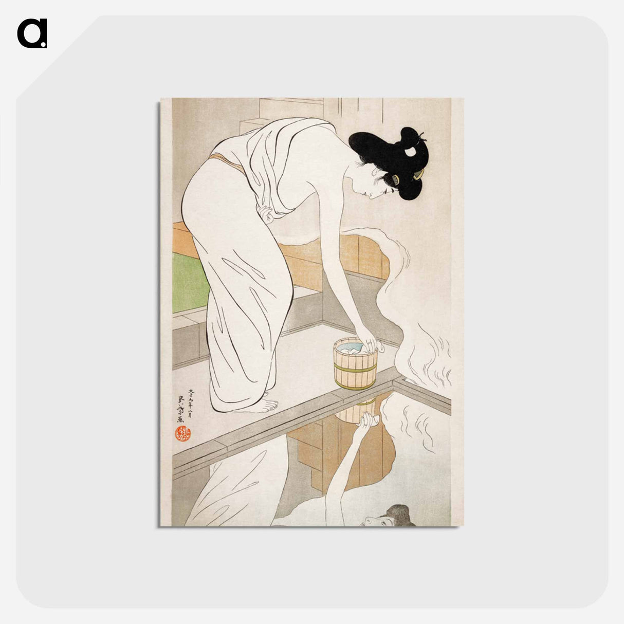 アートポストカード-Woman at a Hot Spring
- 橋口 五葉 Postcard.