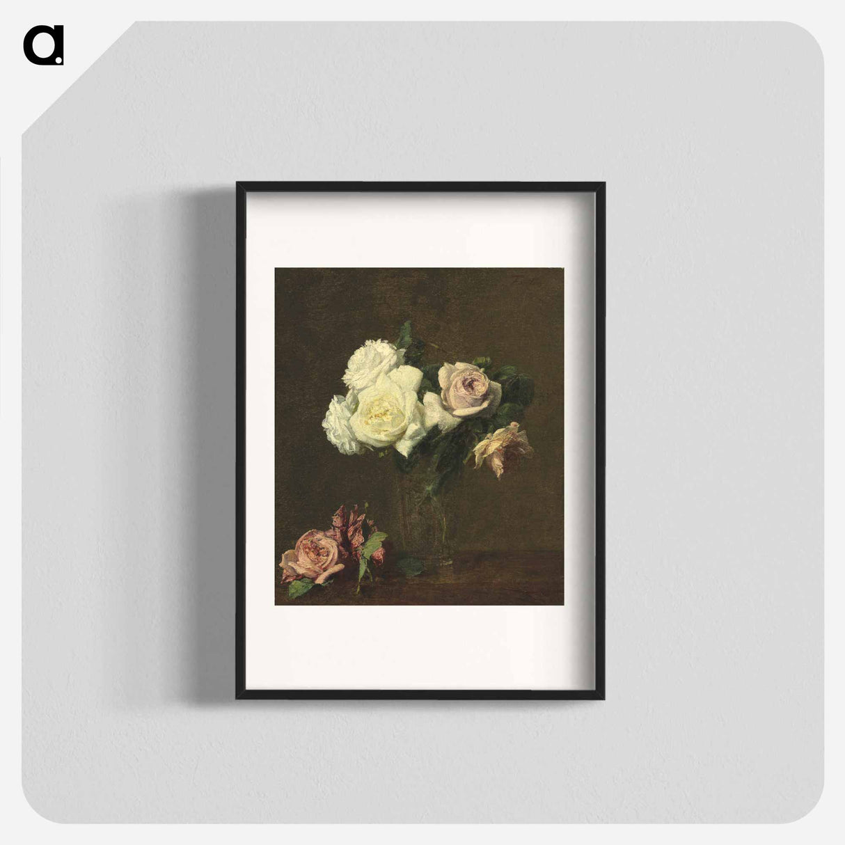 Roses - アンリ ファンタン ラトゥール Poster.